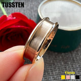 New Arrival Quality 6MM Tungsten 4MM Groove For Inlay Channel Polished with Shiny Dome Edges Wedding Bands