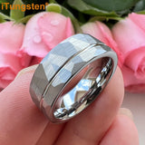 High Quality Cool Hammer 8mm Men and Women Tungsten Comfort Fit Engagement Wedding Band