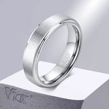 High Quality Anti Scratch 5mm Classic Tungsten Rings for Men - Simple Classic Male Bridegroom Wedding Bands,