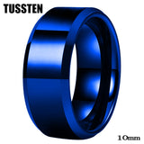 Amazing Stepped Beveled Great Workmanship 10/12MM Big Men Tungsten Rings Wedding Bands Fathers' Day Gift Jewelry