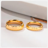 High Quality Multi-faceted Rhombus 4mm/6mm Tungsten Wedding Rings for Couples - Men Women Promise Engagement Jewelry
