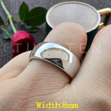 Classic Popular Polished 2-10MM  Trendy Engagement Wedding White Tungsten Comfort Fit Rings Bands for Men Women