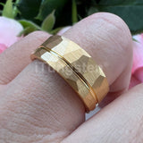 High Quality Cool Hammer 8mm Men and Women Tungsten Comfort Fit Engagement Wedding Band