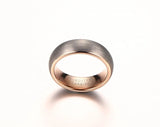 High Quality Brushed Black Basic Wedding Engagement Bands 6mm Wide US Size 7-16 Tungsten Rings for Men