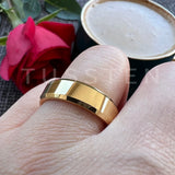 Wonderful High Polished Beveled Finish 6/8MM Men Women Tungsten Comfortable Fit Engagement Wedding Band Rings