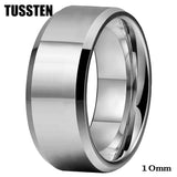 Amazing Stepped Beveled Great Workmanship 10/12MM Big Men Tungsten Rings Wedding Bands Fathers' Day Gift Jewelry