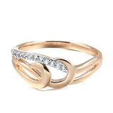 Marvelous New Micro-wax Inlay Filled 14K Rose Gold AAA+ Cubic Zirconia Diamonds Rings for Women - Fine  Jewelry
