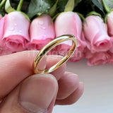 Trendy Jewelry 2/4/6/8/10mm Gold Plated Tungsten Ring For Men and Women Comfort Fit Couple Engagement Wedding Band