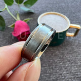 Excellent Grooved Polished Finish 8MM Trendy Gift Jewelry Men and Women Tungsten Engagement Rings Bands
