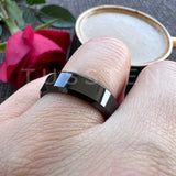 Wonderful High Polished Beveled Finish 6/8MM Men Women Tungsten Comfortable Fit Engagement Wedding Band Rings