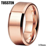Amazing Stepped Beveled Great Workmanship 10/12MM Big Men Tungsten Rings Wedding Bands Fathers' Day Gift Jewelry