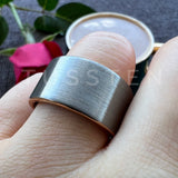 Admirable Flat Brushed Rose-Gold-Color12MM Tungsten Carbide Rings for Men Women Fashion Engagement Wedding Bands