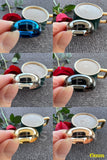 Amazing Domed Polished Finish Gold/Siver/Black Tone 6/8MM Tungsten Carbide Men Women Comfortable Fit Wedding Bands
