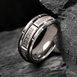 Brick Pattern Brushed  with CZ Diamonds Promise Engagement Wedding Tungsten Comfort Fit Rings for Men Women