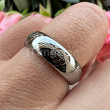 Trendy Laser Engraved 6mm 8mm Fashion Tungsten Carbide Comfort Fit Ring for Men Women - Engagement Wedding Band