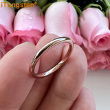 Trendy Jewelry Domed Polished Shiny Beautiful Ring Multiwidth Tungsten Comfort Fit Wedding Band for Men and Women