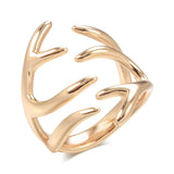 New Arrival Luxury Open Unisex Rolled Rose Gold of 14-Karat Purity Women Party Fine Jewelry Rings