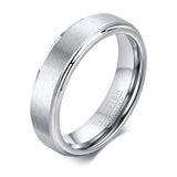 High Quality Anti Scratch 5mm Classic Tungsten Rings for Men - Simple Classic Male Bridegroom Wedding Bands,