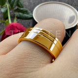 Beautiful 2 Grooves Finish Great Workmanship 8MM Men Women Flat Comfort Fit Wedding Band Tungsten Finger Rings