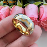 Superb 6mm 8mm Cool Pattern Domed Finish Engraved Fashion Men Women Tungsten Engagement Wedding Comfort Fit Band