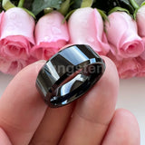 High Polished Beveled Finish Excellent Quality 8MM 6MM 4 Colors Comfort Fit Men Women Tungsten Carbide Wedding Band
