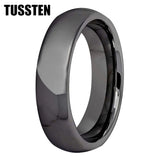 Amazing Domed Polished Finish Gold/Siver/Black Tone 6/8MM Tungsten Carbide Men Women Comfortable Fit Wedding Bands