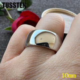 Classic Popular Polished 2-10MM  Trendy Engagement Wedding White Tungsten Comfort Fit Rings Bands for Men Women