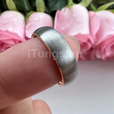 Superb Domed Band Laser Engraved 4/5/6/7/8/10mm Men Women Tungsten Carbide Comfort Fit Rings - Dailylife Jewelry