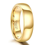 Fascinating Gold Color 4/6mm Tungsten for Men Women Classic Wedding/Engagement Couple BandS Special Jewelry
