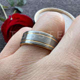 Excellent Grooved Polished Finish 8MM Trendy Gift Jewelry Men and Women Tungsten Engagement Rings Bands