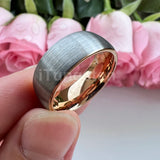 Superb Domed Band Laser Engraved 4/5/6/7/8/10mm Men Women Tungsten Carbide Comfort Fit Rings - Dailylife Jewelry