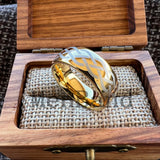 Laser Carving Celtic Knot Pattern Dome Polished 6/8mm Men and Women Wedding Tungsten Comfortable Fit Ring