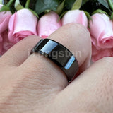 High Polished Beveled Finish Excellent Quality 8MM 6MM 4 Colors Comfort Fit Men Women Tungsten Carbide Wedding Band