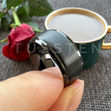 Classic Stepped Beveled Great Workmanship Big 10MM Mens Tungsten Wedding Bands Ideal  Fathers' Day Gift Jewelry