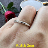 Classic Popular Polished 2-10MM  Trendy Engagement Wedding White Tungsten Comfort Fit Rings Bands for Men Women