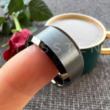 Beveled Edges Matte Finish Gold/Black Tone 10mm Tungsten Carbide Rings for Men Women Fashion Engagement Wedding Band