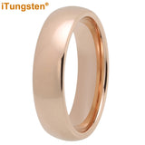 Trendy Jewelry Domed Polished Shiny Beautiful Ring Multiwidth Tungsten Comfort Fit Wedding Band for Men and Women