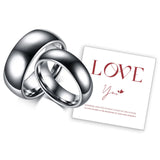 New Silver Color Tungsten Carbide Engagement Ring Wedding Band For Men and Women Alliance Couple Jewelry