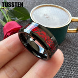 New Arrival High Quality 8MM Dragon Ring Tungsten Wedding Bands For Men and Women - Classic Jewelry