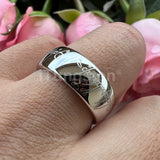 Trendy Laser Engraved 6mm 8mm Fashion Tungsten Carbide Comfort Fit Ring for Men Women - Engagement Wedding Band