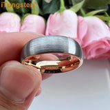 Superb Domed Band Laser Engraved 4/5/6/7/8/10mm Men Women Tungsten Carbide Comfort Fit Rings - Dailylife Jewelry