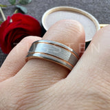 Excellent Grooved Polished Finish 8MM Trendy Gift Jewelry Men and Women Tungsten Engagement Rings Bands
