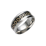 NEW Tungsten Stainless Steel Hexagon Star of David Hexagram Rings