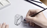 New Arrival Splendid Luxury Round Cut Designer AAA+ Quality CZ Diamonds High End Rings