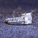 Adorable New Luxury Princess Cut Designer AAA+ Cubic Zirconia Diamonds Fashion Rings - Rings Universe