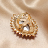 NEW VINTAGE RINGS Trendy Female Luxury Jewelry Pear Crystal Adjustable White Red Blue Rings