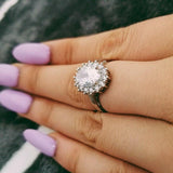 Appealing Designer Oval cut AAA+ Cubic Zirconia Diamonds Luxury Fashion Ring - Rings Universe