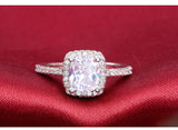 NEW ARRIVAL Original Design White Yellow Pink Colour AAA+ Quality CZ Diamonds Engagement Rings