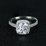 NEW ARRIVAL Original Design White Yellow Pink Colour AAA+ Quality CZ Diamonds Engagement Rings