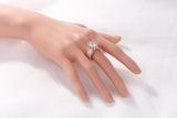 New Arrival Fashion Round Cut Gorgeous AAA+ Quality AAA+ CZ Diamonds Luxury Rings
